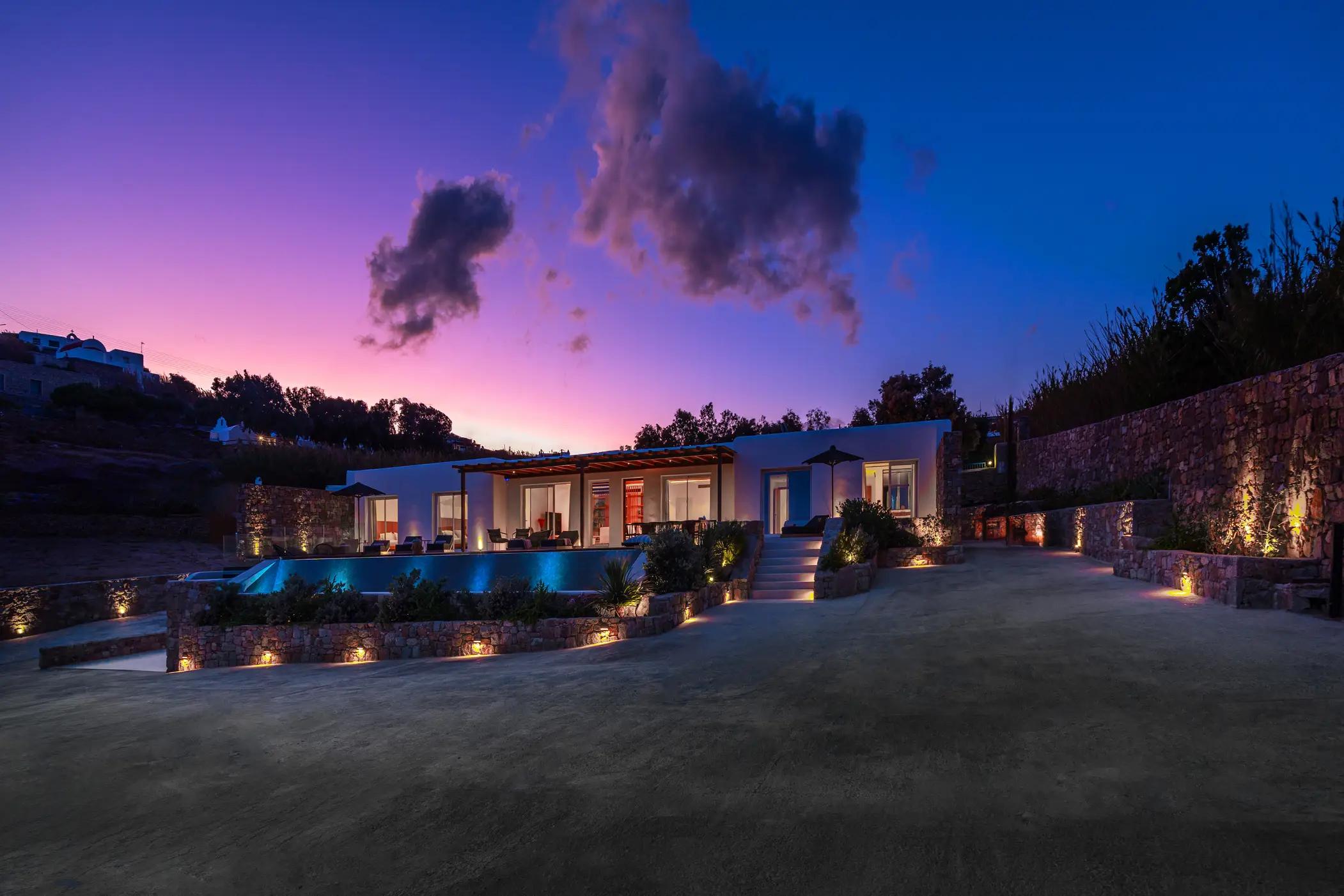 Illuminated exterior